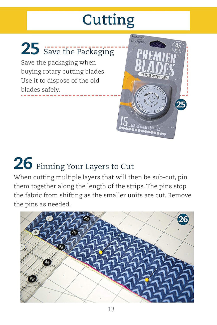 Pocket Guide to Quilting Tips and Tricks
