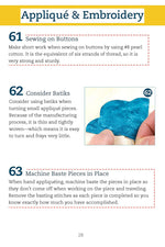 Pocket Guide to Quilting Tips and Tricks