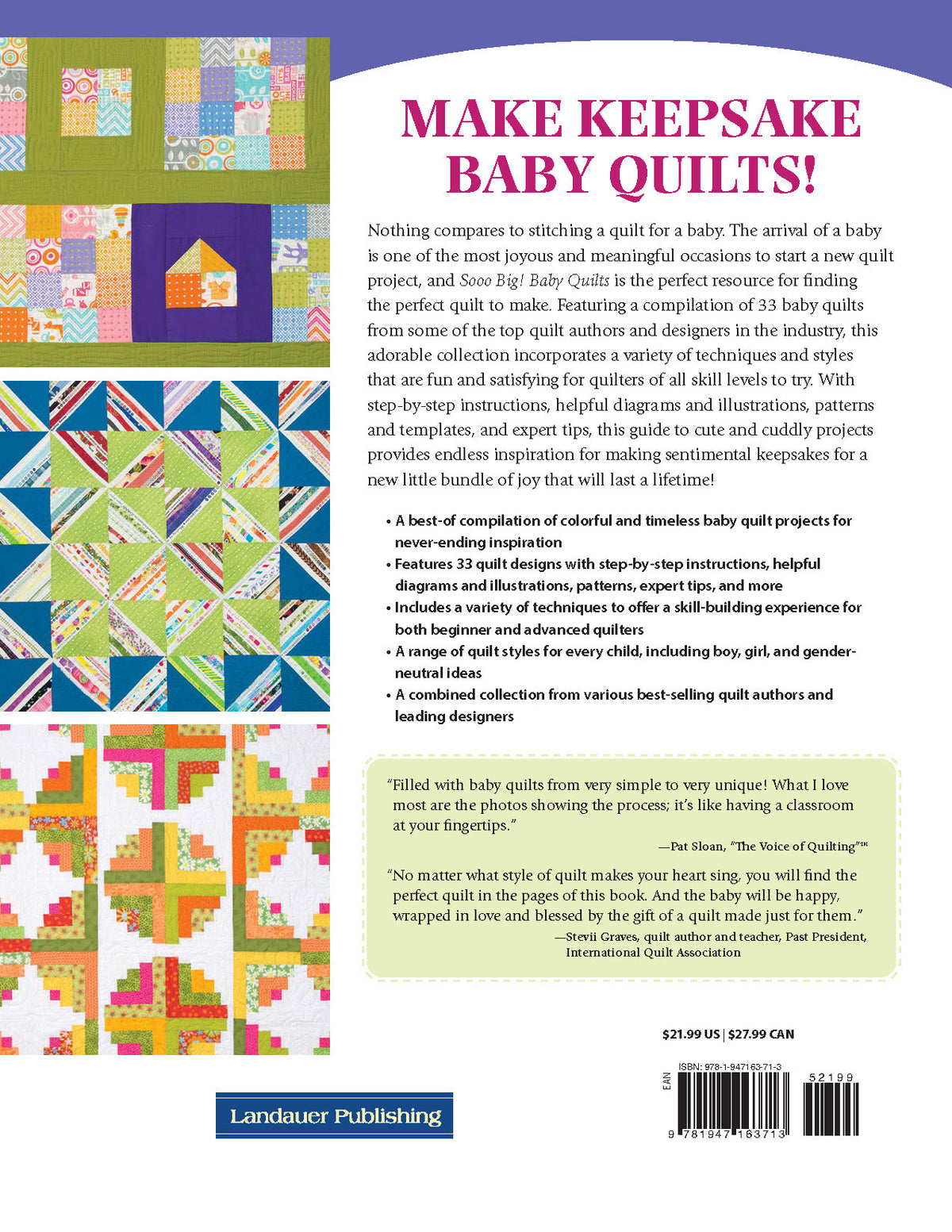 Sooo Big! Baby Quilts