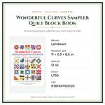 Product Specifications – Wonderful Curves Sampler Quilt Block Book