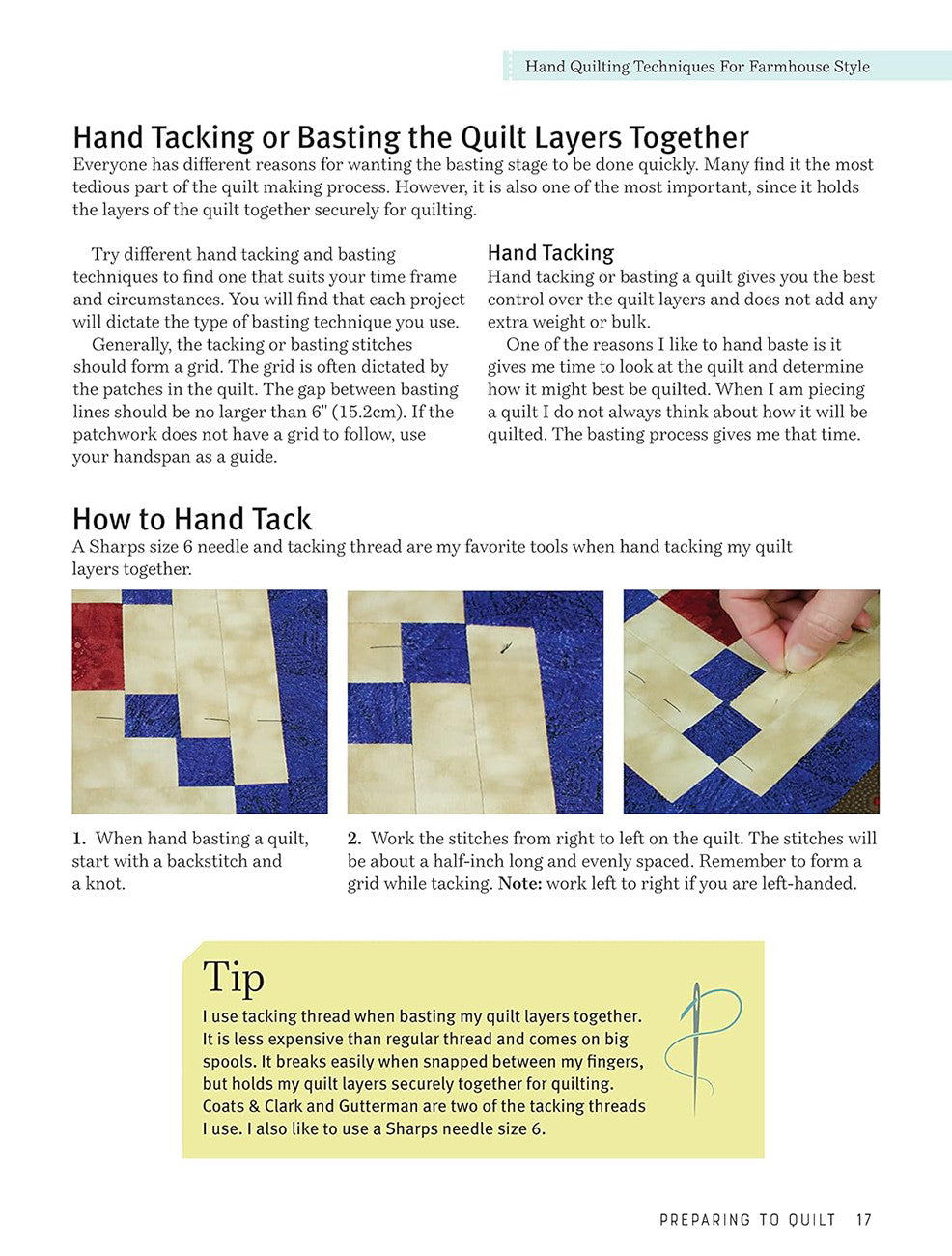 Hand Quilting Techniques for Farmhouse Style