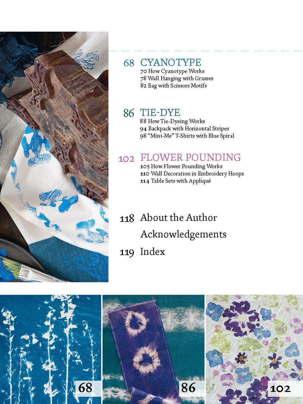 Learn to Dye & Print Fabric Using Shibori, Tie-Dye, and Sun Print
