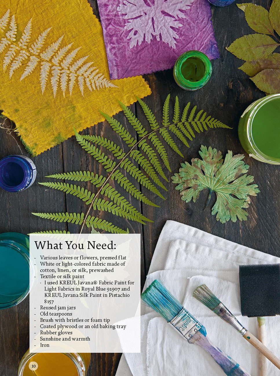 Learn to Dye & Print Fabric Using Shibori, Tie-Dye, and Sun Print