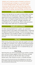 Quilting Basics Pocket Guide