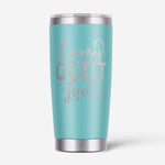 Crazy Quilt Lady Tumbler