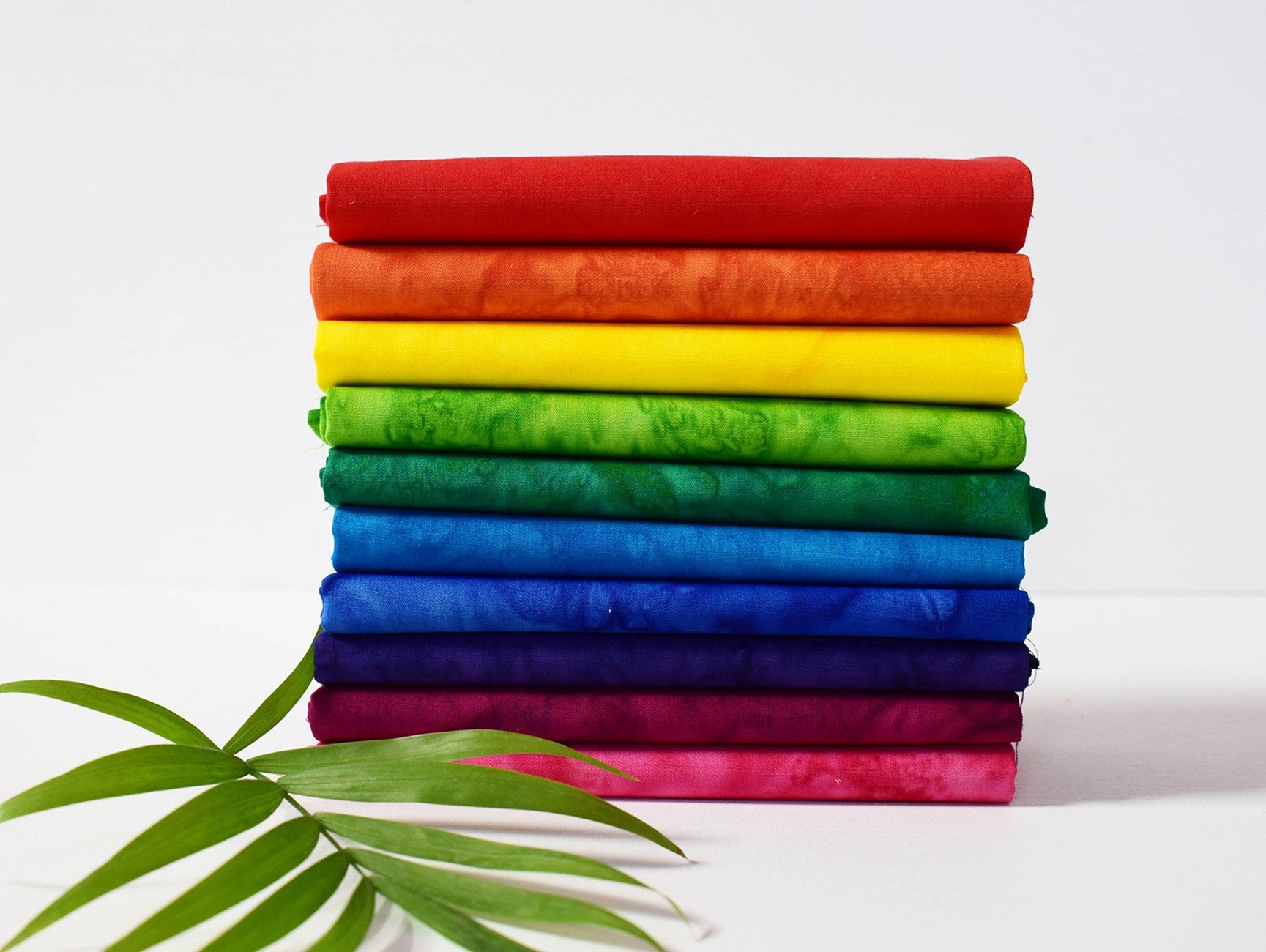 Fat Quarter Lava Tonal Rainbow 10pcs/bundle