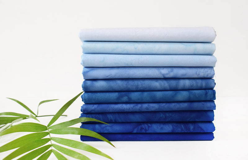 Fat Quarter Lava Tonal Sky 10pcs/bundle