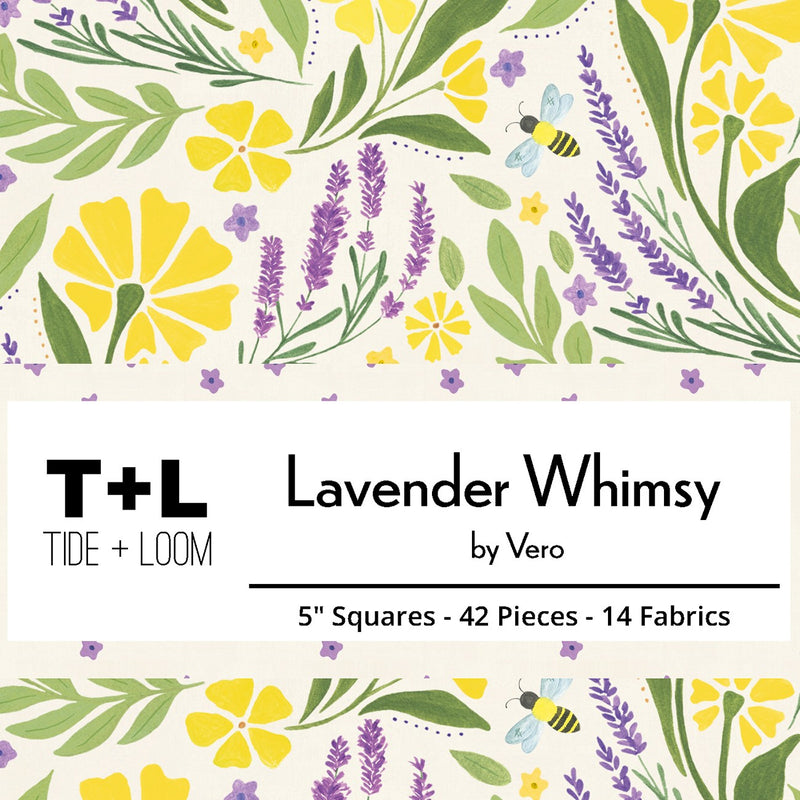 Lavender Whimsy 42pcs, 2-4 Pieces of Each Print