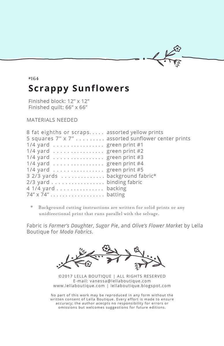 Scrappy Sunflowers