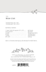 Nice List