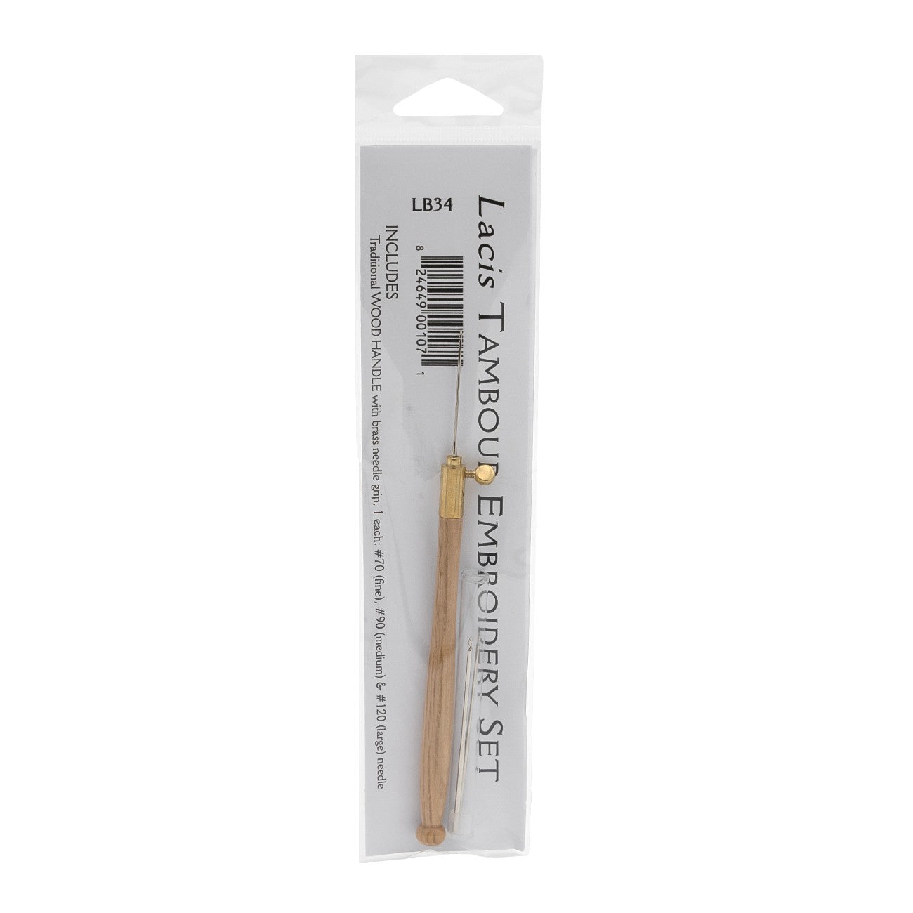Tambour 3-Needle Set Wood Handle