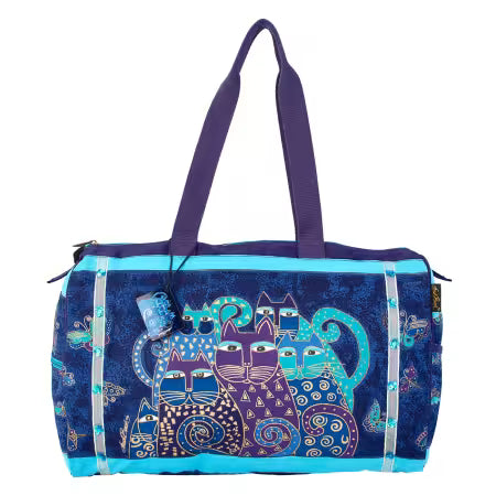 Travel Bag Indigo Cats