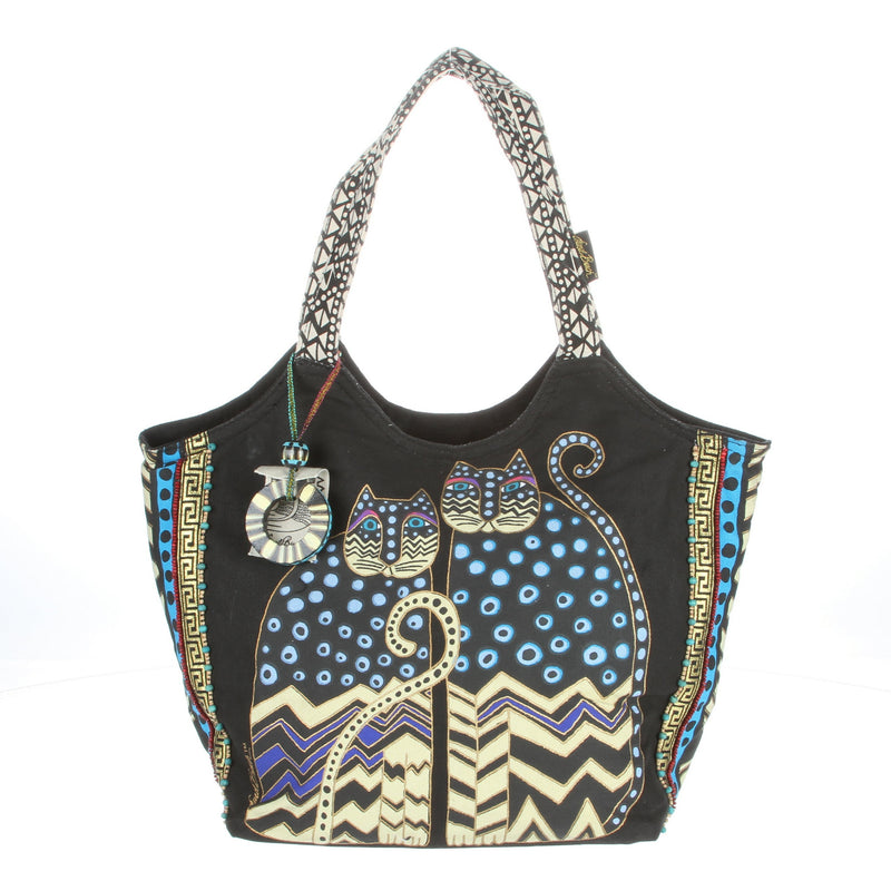 Large Scoop Tote Spotted Cats