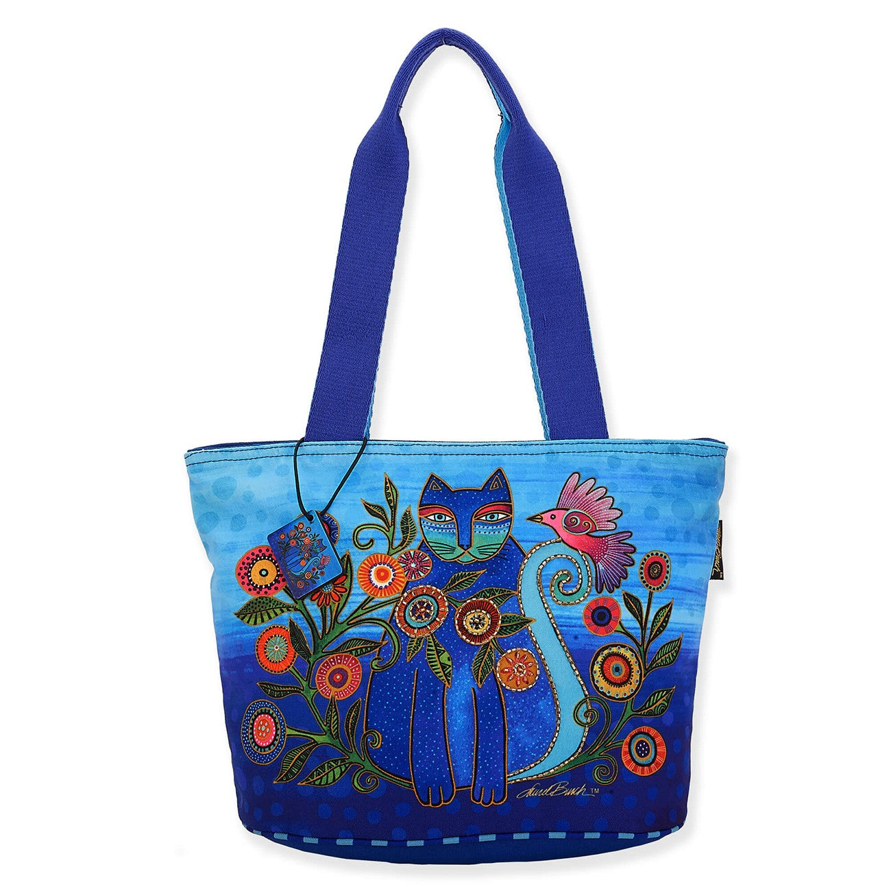 Cat Cerulean Medium Tote