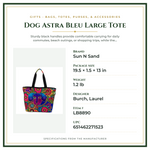Product Specifications – Dog Astra Bleu Large Tote