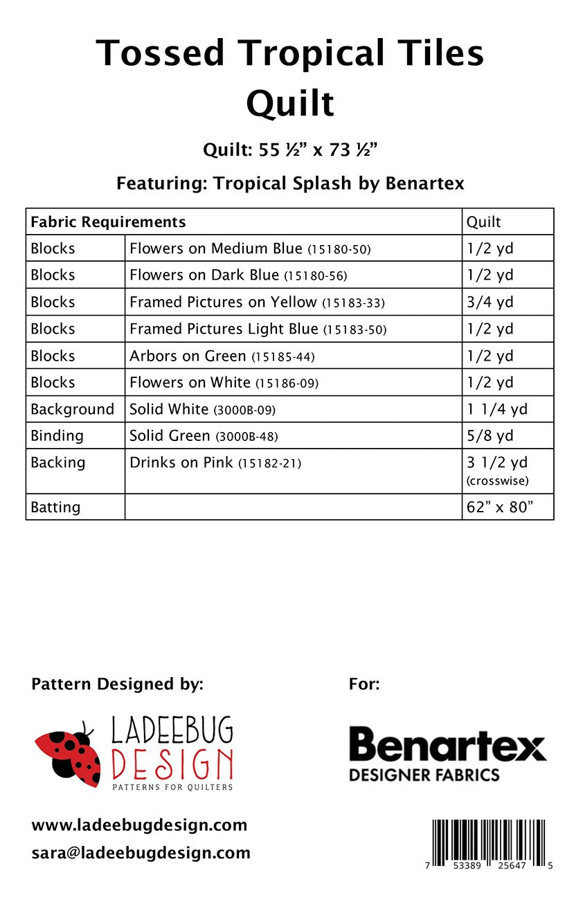 Tossed Tropical Tiles