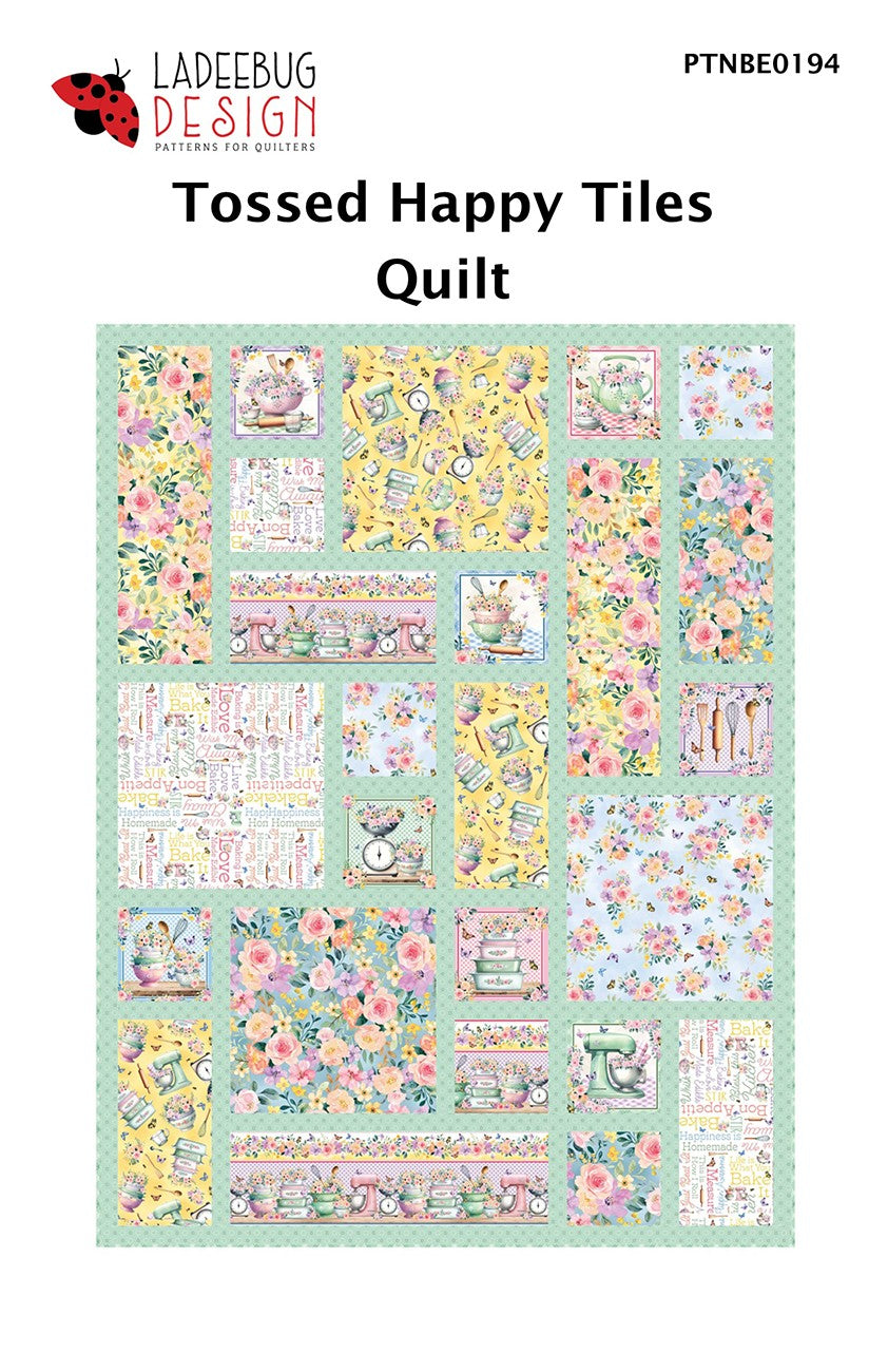 Tossed Happy Tiles
