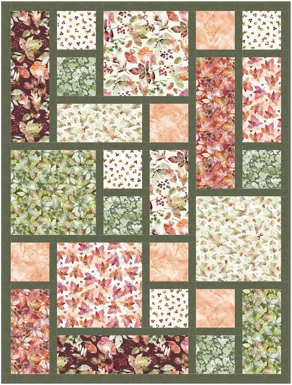 Scattered Quarter Tiles