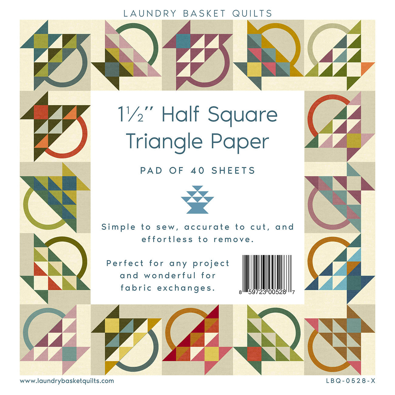 Triangles 1-1/2in for Layer Cake