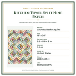 Product Specifications – Kitchen Towel Split Nine Patch