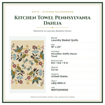 Product Specifications – Kitchen Towel Pennsylvania Dahlia