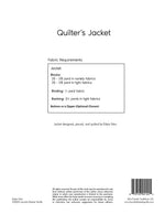 Quilter's Jacket Pattern