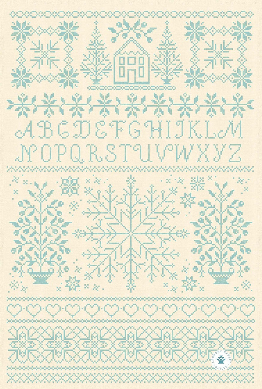 Kitchen Towel - Holiday Cross-Stitch