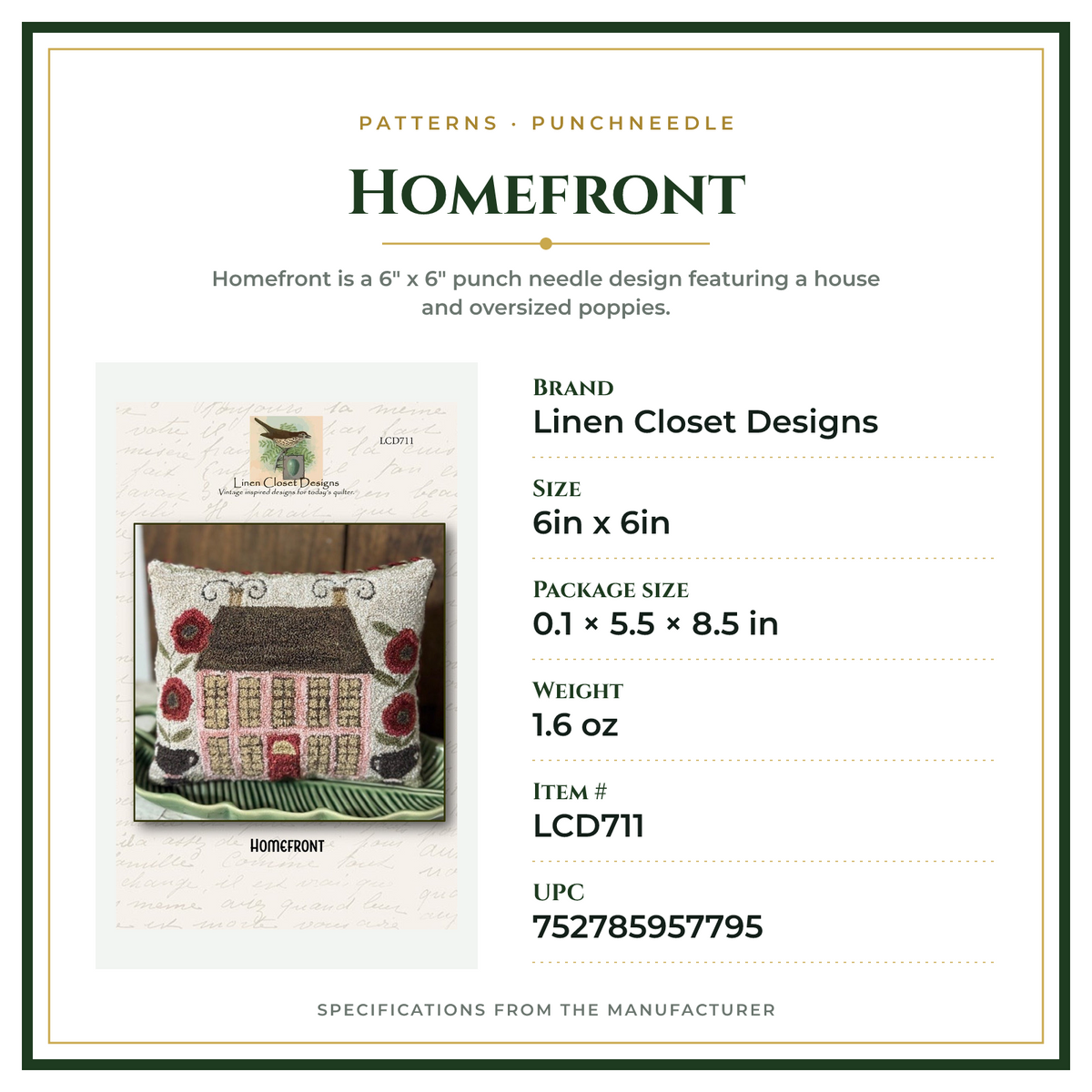 Product Specifications – Homefront