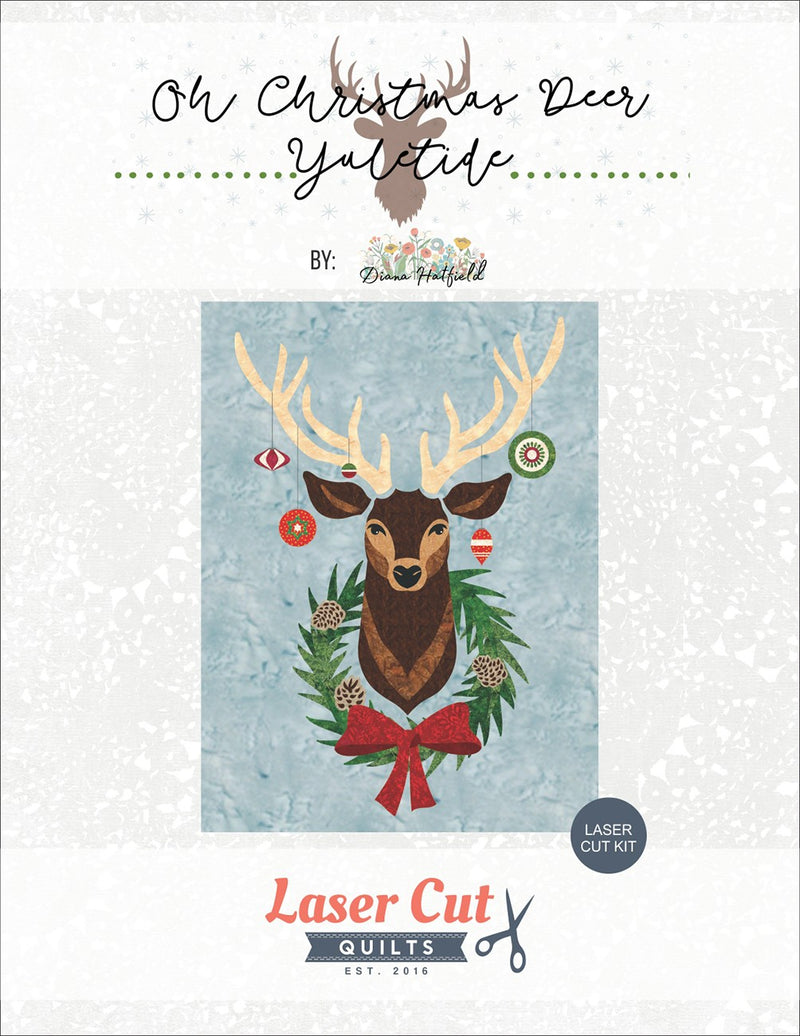 Laser-cut Kit: Oh Christmas Deer Yuletide by Diana Hatfield