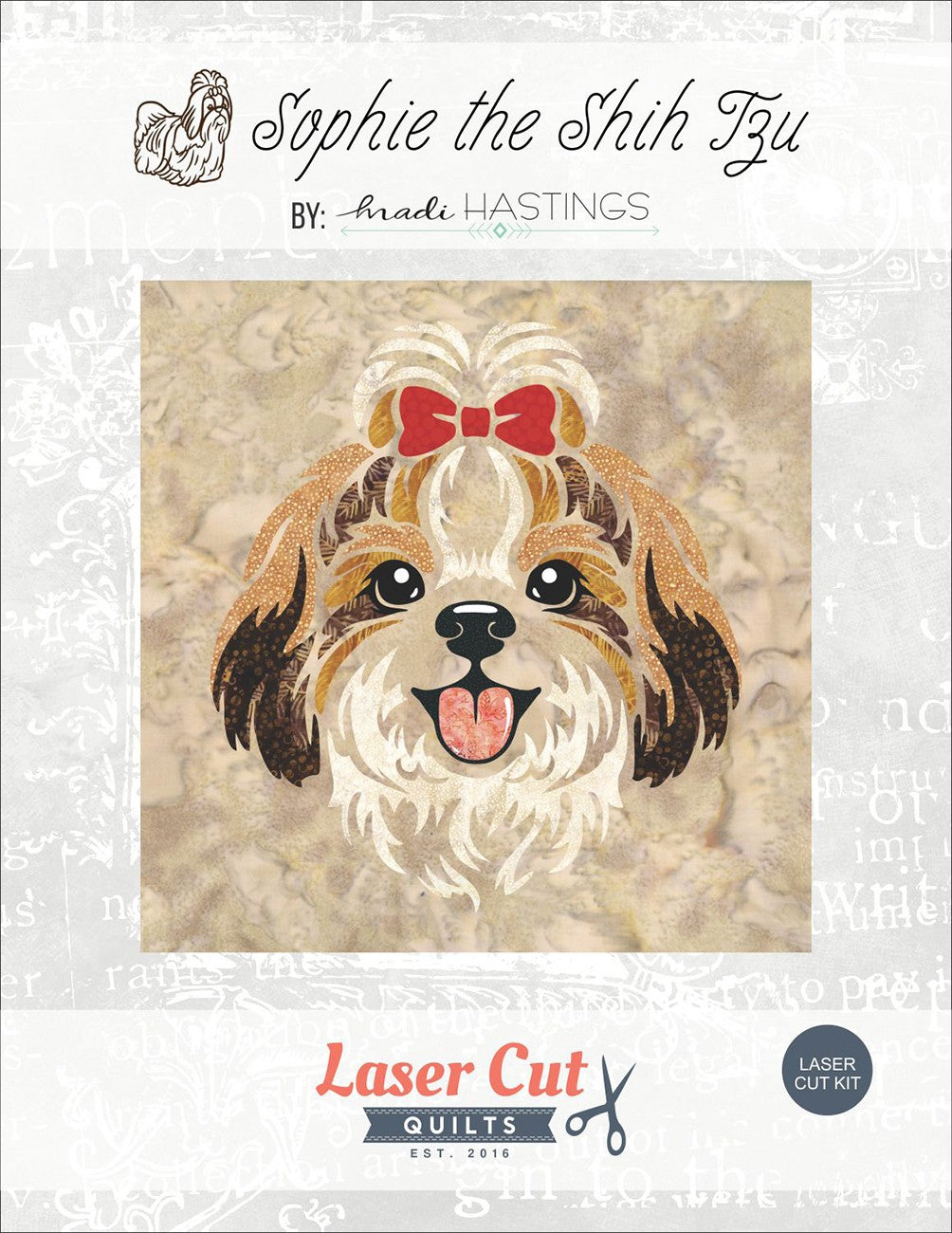 Laser-cut Kit: Sophie the Shih Tzu