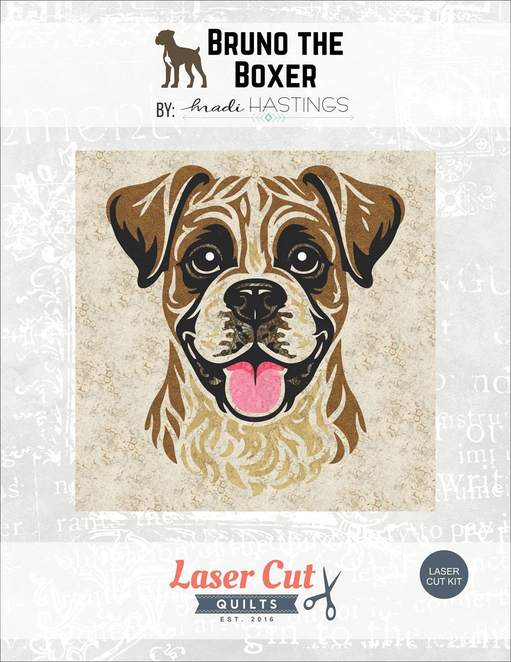 Laser-cut Kit: Bruno the Boxer