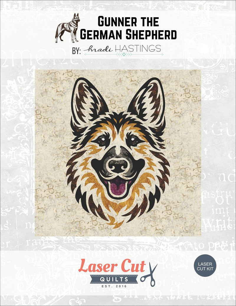 Laser-cut Kit: Gunner the German Shepherd
