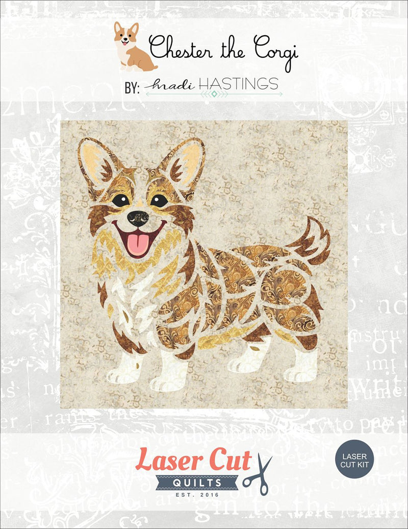 Laser-cut Kit: Chester the Corgi