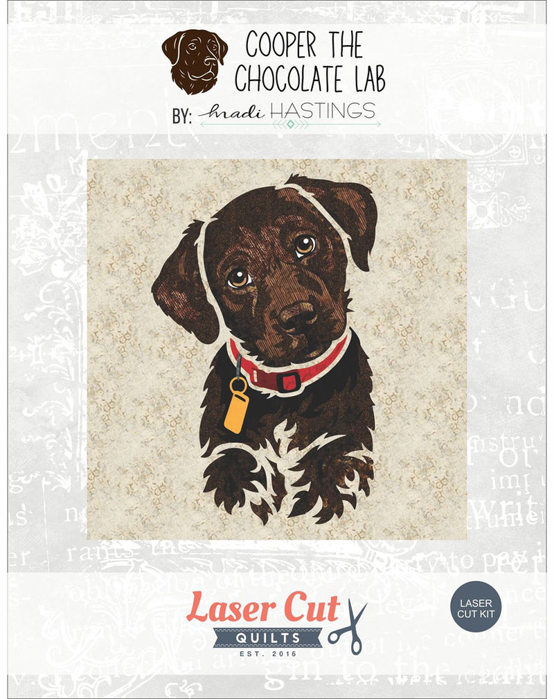 Laser-cut Kit: Cooper the Chocolate Lab