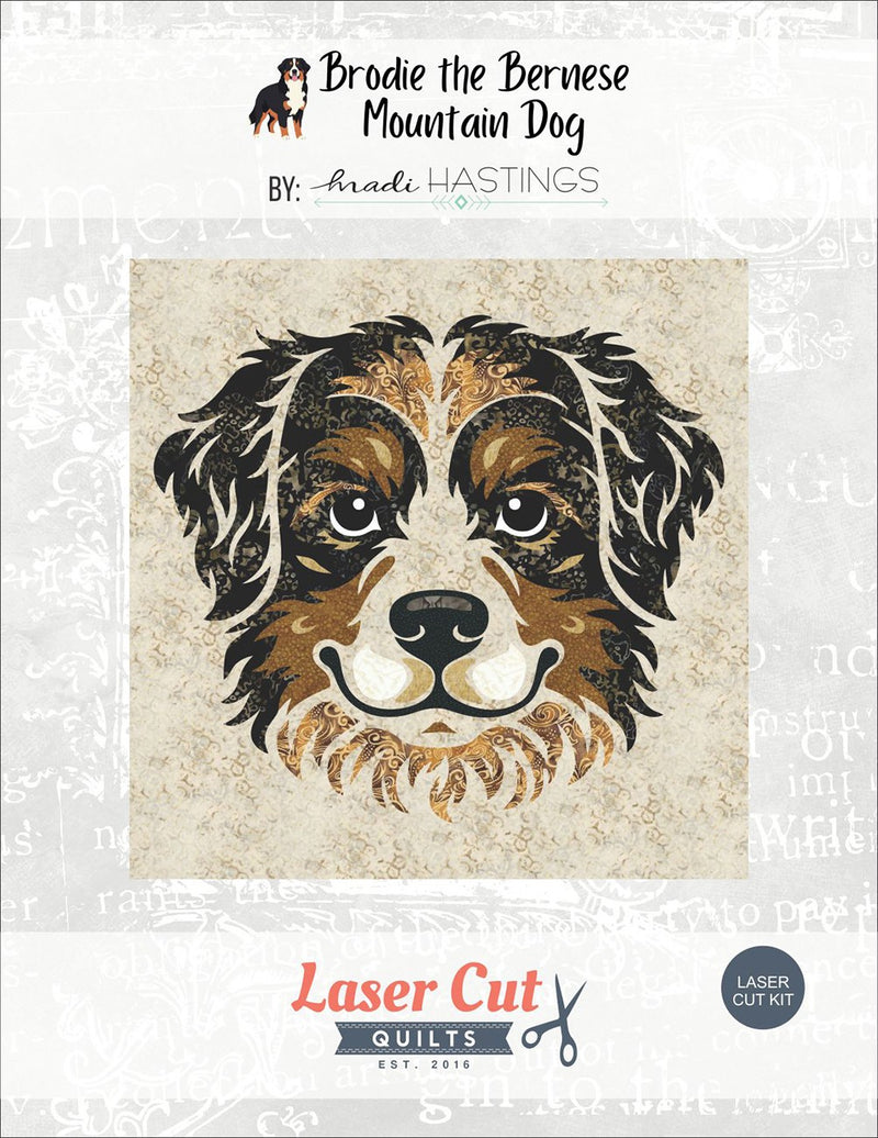 Laser-cut Kit: Brodie the Bernese Mountain Dog
