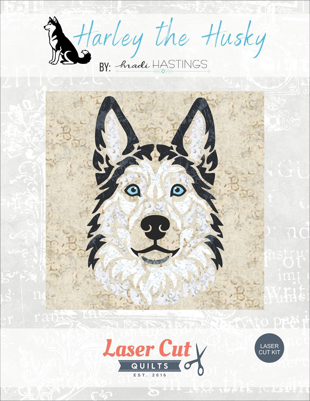 Laser-cut Kit: Man's Best Friend Harley the Husky