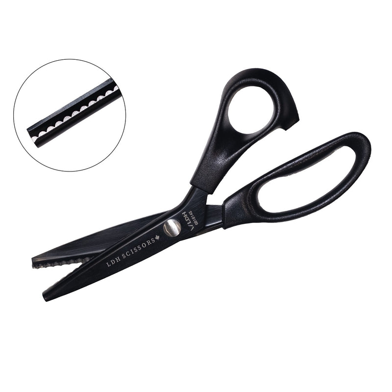 Midnight Edition Lightweight Scalloped Pinking Shears