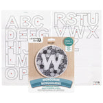Leisure Arts Embroidery Kit 6" Monogram
