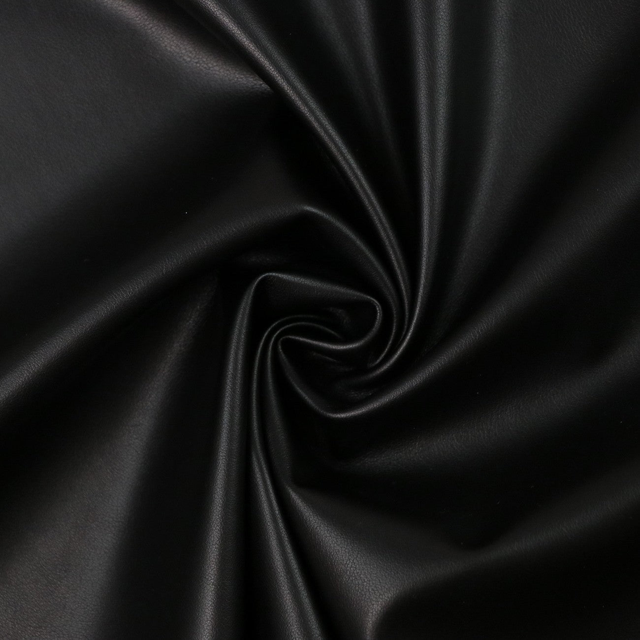 Black Lite Faux Leather 5 Yards