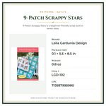 Product Specifications – 9-Patch Scrappy Stars