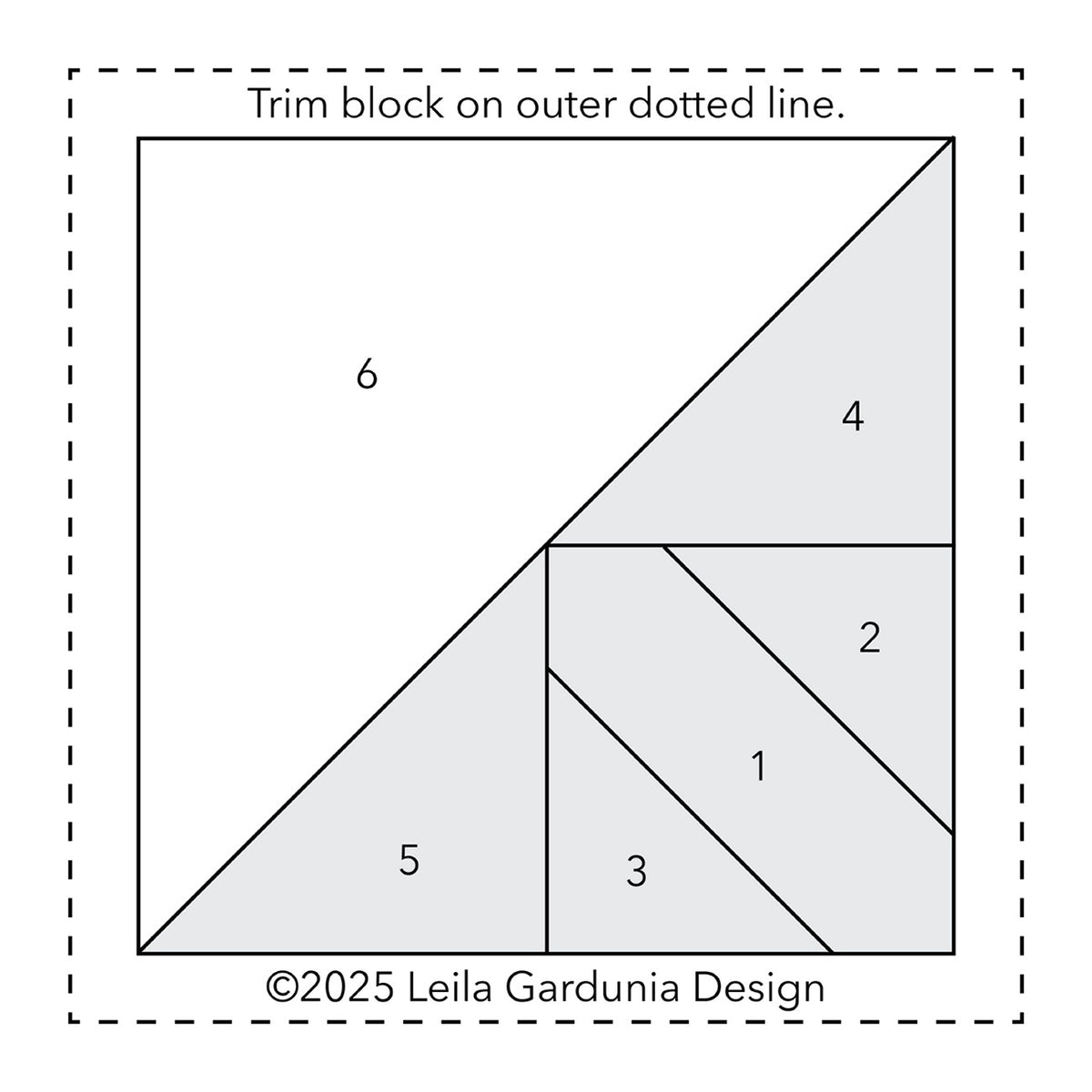 3in Scrappy Triangle Foundation Pad
