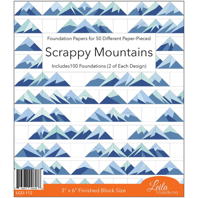 Scrappy Mountains Foundation Paper Piecing Pad