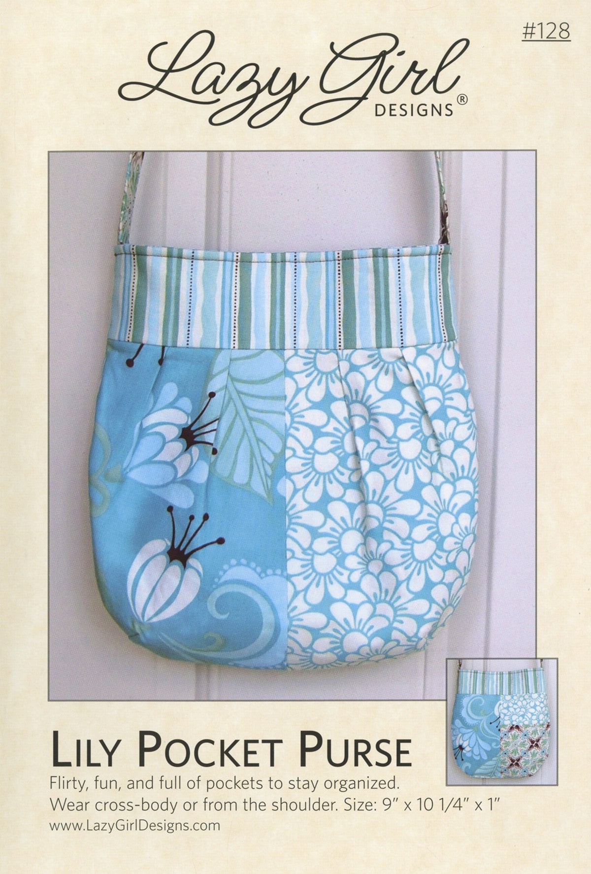 Lily Pocket Purse 9in x 10-1/4in x 1in