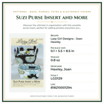 Product Specifications – Suzi Purse Insert and More
