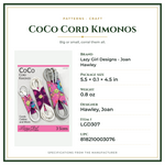 Product Specifications – CoCo Cord Kimonos