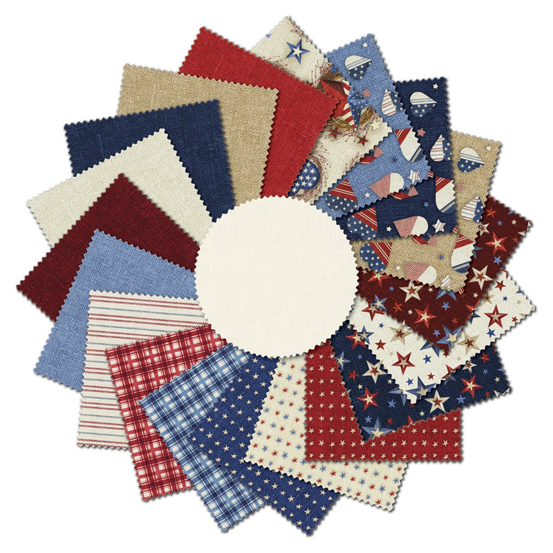 5in Squares Love & Glory, 42pcs/bundle