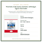 Product Specifications – Waiting for Santa Sewing Applique Quilt Pattern