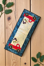 Truckin Snowman Applique Pattern