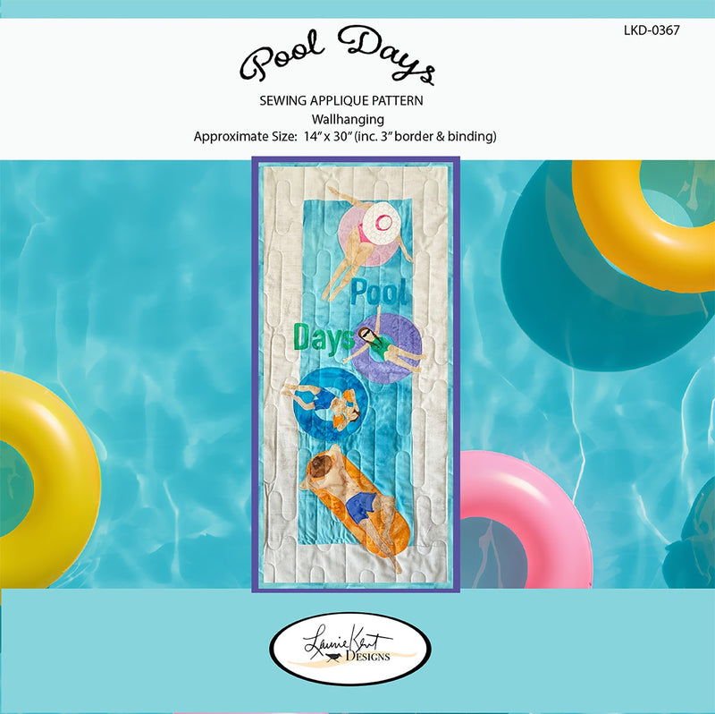 Pool Days Sewing Applique Pattern