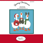 Goosey Christmas Sewing Applique Pattern